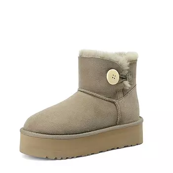 Зимние ботинки женские Jiuxingdao, цвет Chestnut