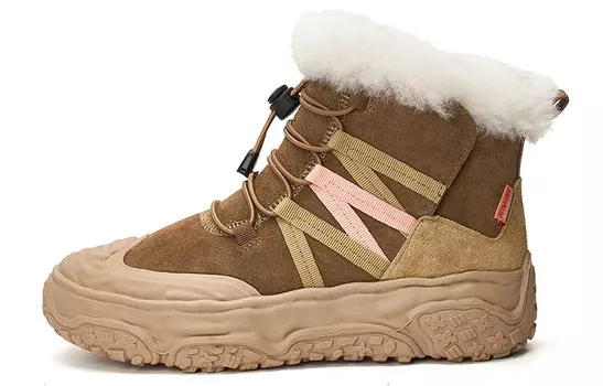 Зимние ботинки женские Joy&Mario, цвет Coffee