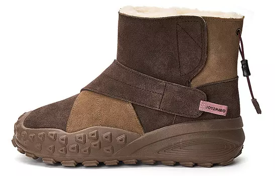 Зимние ботинки женские Joy&Mario, цвет Coffee