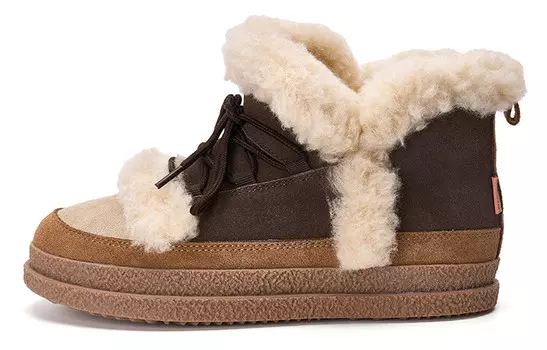 Зимние ботинки женские Joy&Mario, коричневый