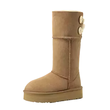 Зимние ботинки женские каштановые Aiqinisha, цвет Chestnut