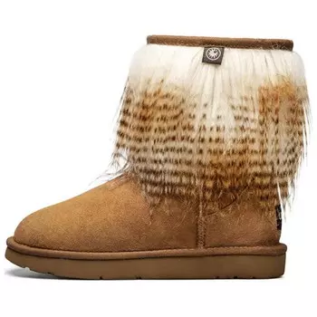 Зимние ботинки женские каштановые Au&Mu, цвет Chestnut