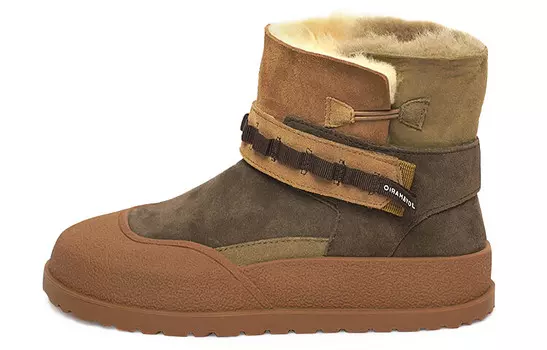 Зимние ботинки женские Кофе Joy&Mario, цвет Coffee