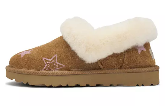 Зимние ботинки женские коричневые Ugg