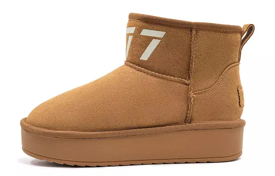 Зимние ботинки женские коричневый Eblan