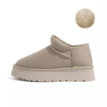 Зимние ботинки женские коричневый Huanqiu