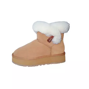 Зимние ботинки женские коричневый Mooreyu Atelier