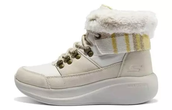 Зимние ботинки женские Off-white Skechers