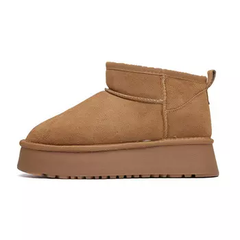 Зимние ботинки женские Ourcover, коричневый