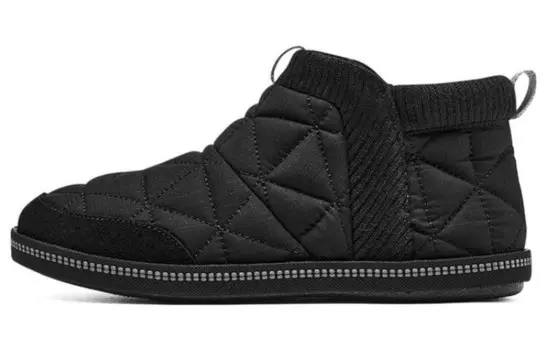 Зимние ботинки женские, полностью черные Skechers