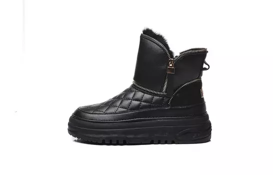 Зимние ботинки женские Pooq, черный