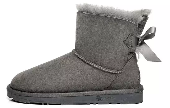 Зимние ботинки женские серые Everau