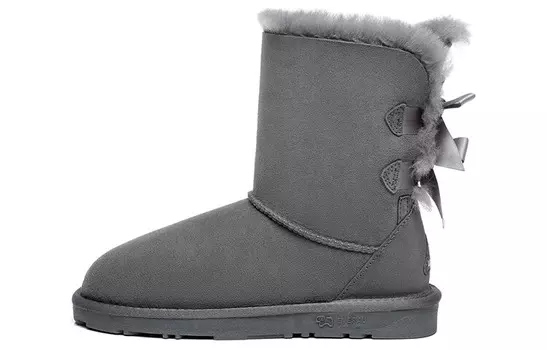 Зимние ботинки женские серые Everau