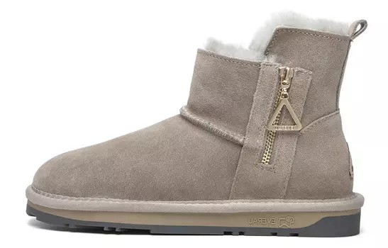 Зимние ботинки женские серые Everau
