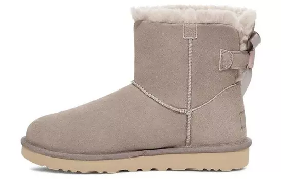 Зимние ботинки женские серые Ugg