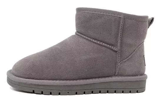 Зимние ботинки женские серый Feiyue