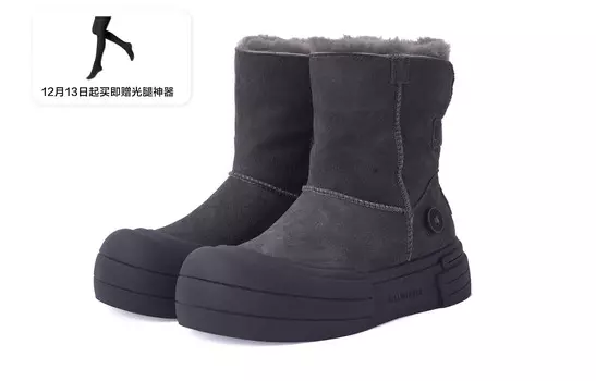 Зимние ботинки женские серый Killwinner