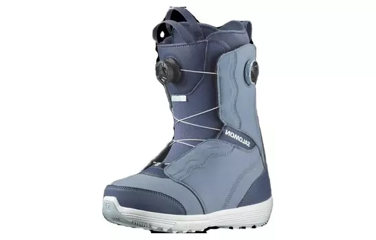 Зимние ботинки женские синие Salomon