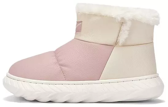 Зимние ботинки женские светло-бежевые Warrior