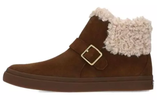 Зимние ботинки женские темно-коричневые Cole Haan