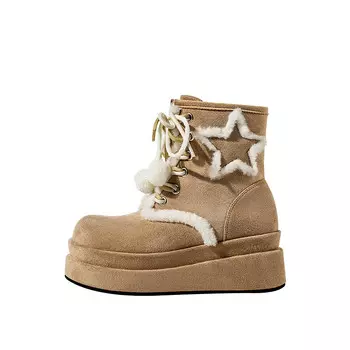 Зимние ботинки женские Wonderful Couple, цвет Apricot