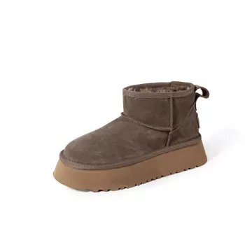 Зимние ботинки женские Wonderful Couple, коричневый