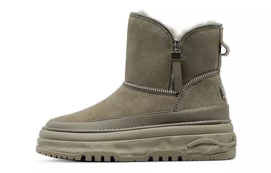 Зимние ботинки женские зеленые C°Banner