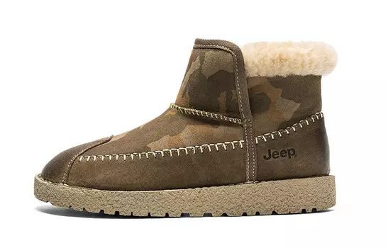 Зимние ботинки женские зеленые Jeep