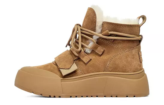 Зимние ботинки женские желтые C°Banner