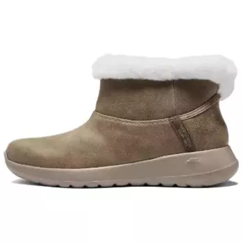 Зимние ботинки женские желтые Skechers