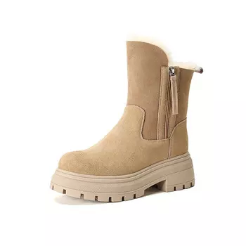 Зимние ботинки женские Zi Xiao, черный