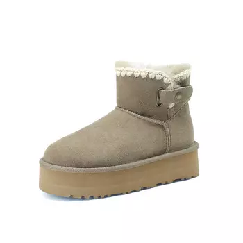 Зимние ботинки женские Zi Xiao, цвет Antelope Brown