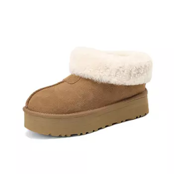 Зимние ботинки женские Zi Xiao, цвет Chestnut