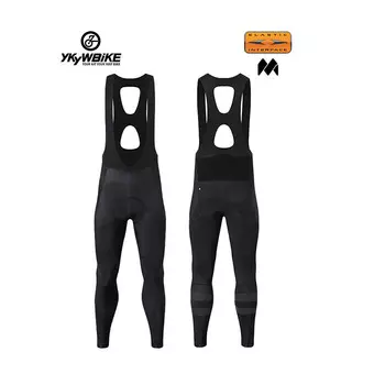 Зимние флисовые мужские велосипедные брюки Mountainpeak, велосипедные брюки с теплыми боковыми карманами, черные, S-3XL