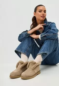 Зимние сапоги Cesare Gaspari, бежевый