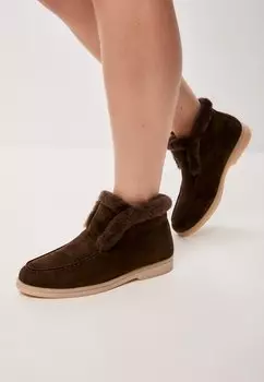 Зимние сапоги Cesare Gaspari, коричневый