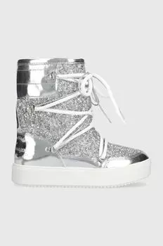 Зимние сапоги Chiara Ferragni, серебро