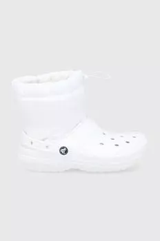 Зимние сапоги Crocs, белый