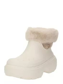 Зимние сапоги Crocs Stomp, бежевый