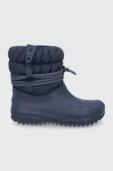 Зимние сапоги Crocs, темно-синий