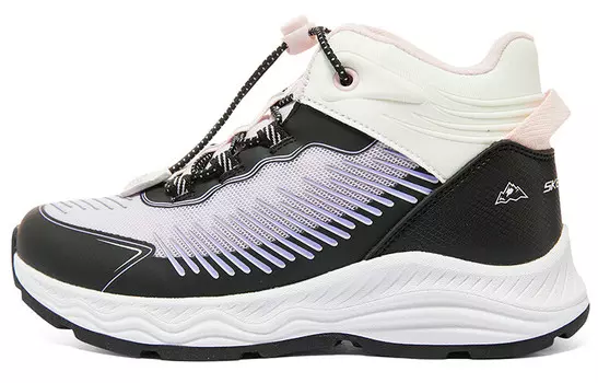 Зимние сапоги для девочек унисекс черного лавандового цвета Skechers