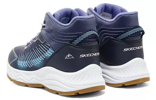 Зимние сапоги для девочек женские, темно-синий, лавандового цвета Skechers