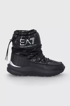 Зимние сапоги EA7 Emporio Armani, черный