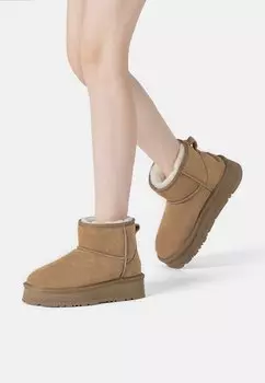 Зимние сапоги EVERAU, коричневый