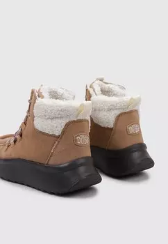 Зимние сапоги HEYDUDE, коричневый