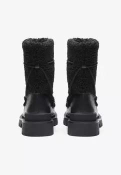 Зимние сапоги LEATHER Zign, черный