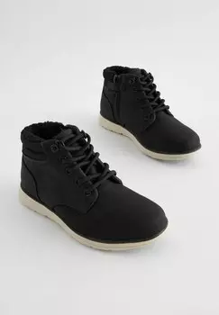 Зимние сапоги LINED LACE UP Next, черный