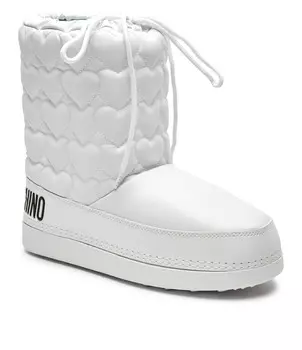 Зимние сапоги Love Moschino, белый