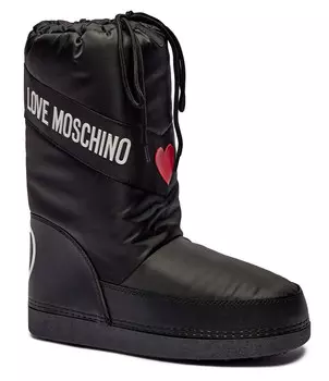 Зимние сапоги Love Moschino, черный