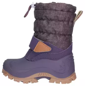 Зимние сапоги Lurchi "Snowboots Finn" из натуральной шерсти, цвет Lila-Gemustert